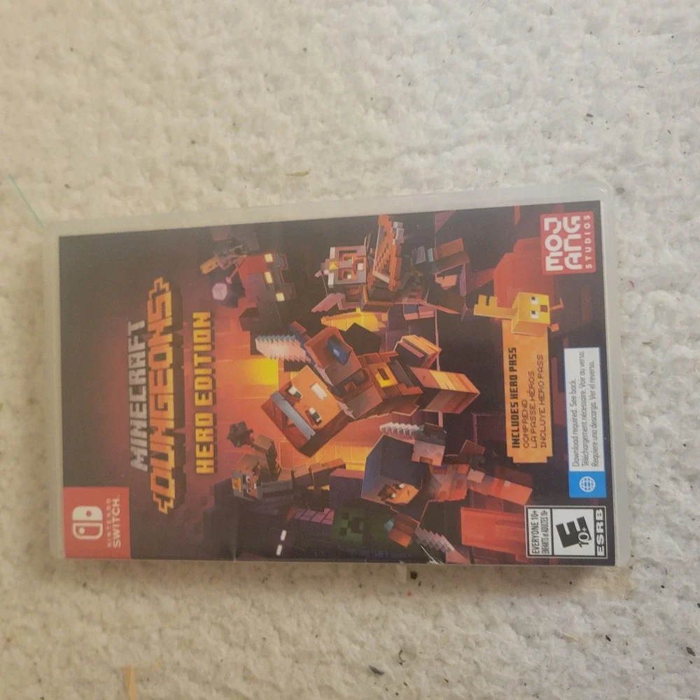 Nintendo Minecraft Dungeons Hero Edition Switch One Size Multi Excellent RPG Gam